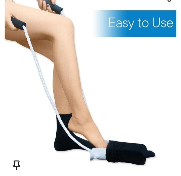 socks helper with foam handles