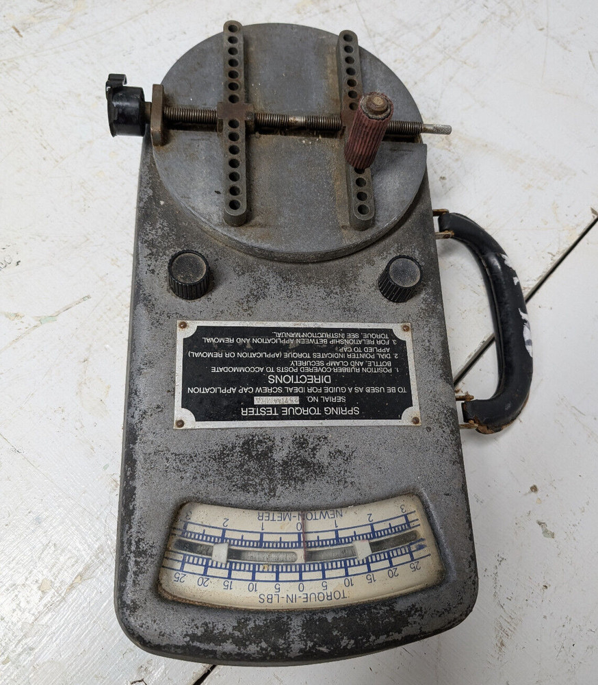 Screw Cap Torque Testing Machine, Newton-Meter Spring Torque Tester