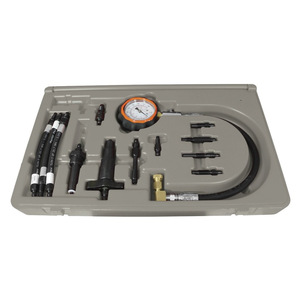 Lang Tools 13-piece Analog Diesel Compression Test Set