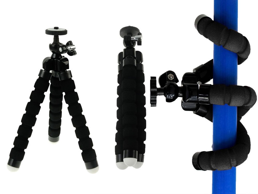 Adjustable Tripod Stand Flexible Octopus Phone Holder for iPhone Camera Bracket