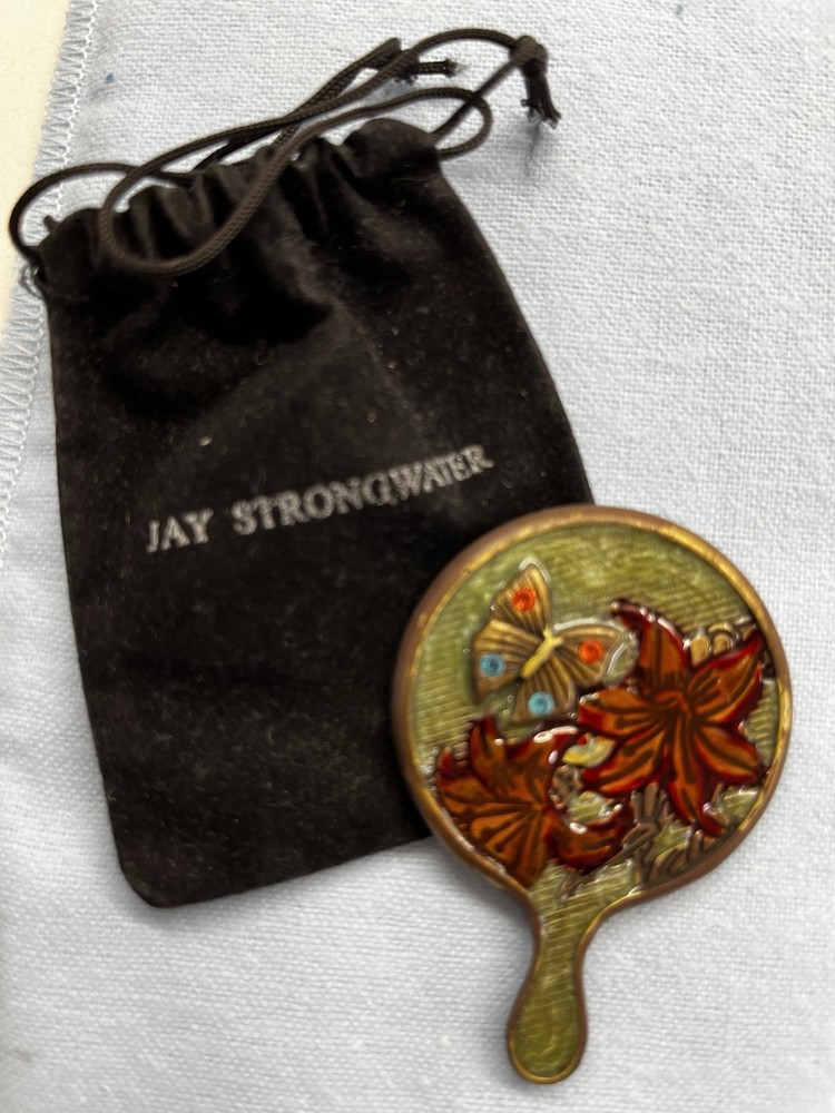 Jay Strongwater tiny hand mirror