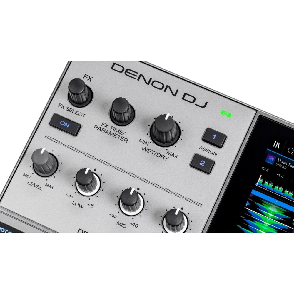 Denon DJ PRIME GO+ Portable Battery Powered Standalone 2 Deck DJ Controller