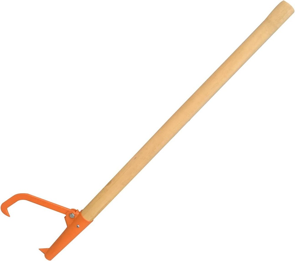 Cant Hook - 58 Heavy Logging Tool Log Roller Tool Hard Wood Handle - Retractable