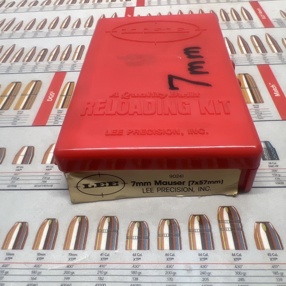 VTG LEE LOADER COMPLETE RELOADING TOOL 7X57 MAUSER & GUIDES REAL NICE