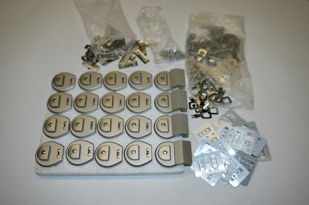 Wholesale solid heavy duty Brushed Nickel Lock. 22 pieces.
