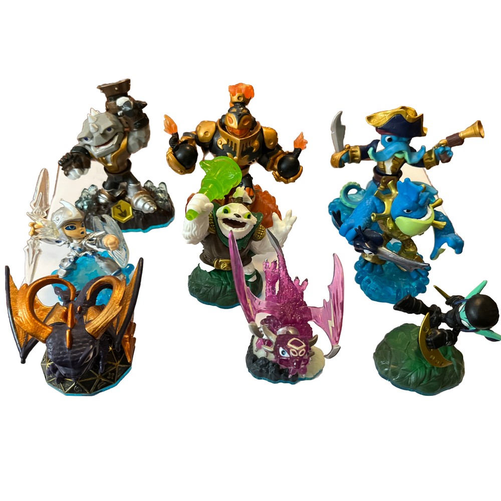 Wii Accessories "Sky Landers" Bundle 9 Characters For Wii Console- USED