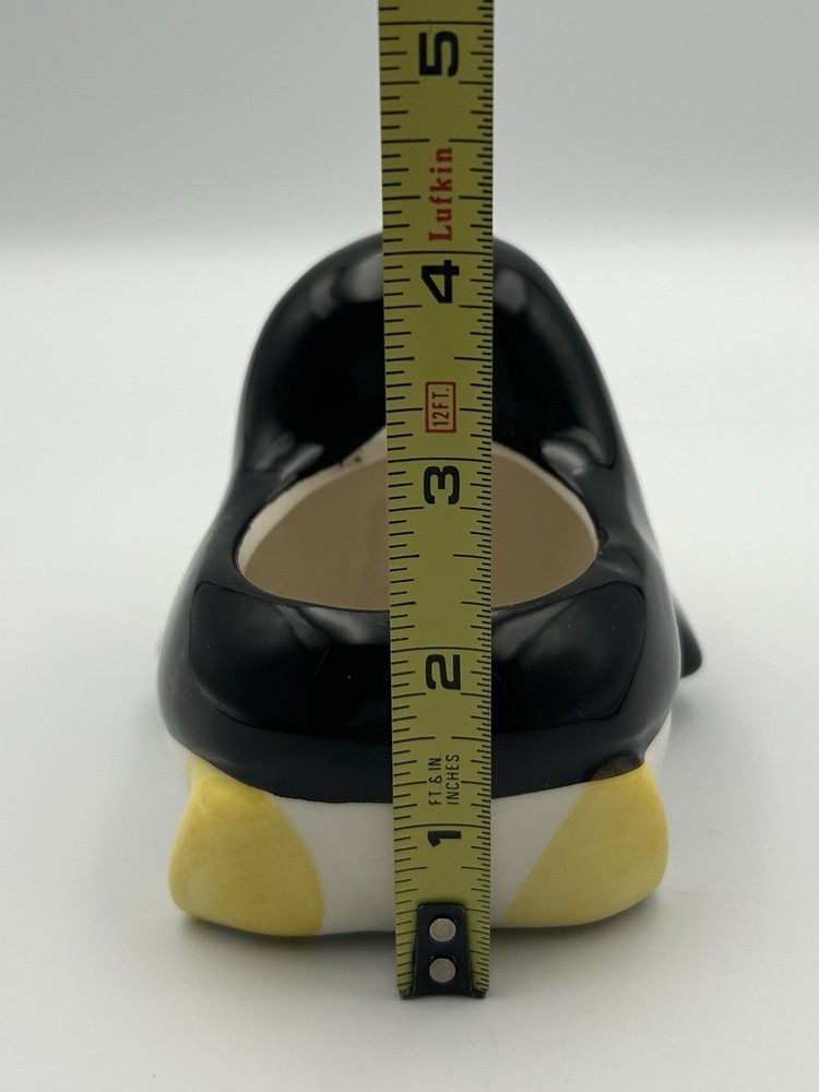 Ceramic Succulent Planter Penguin Mini 3.75"