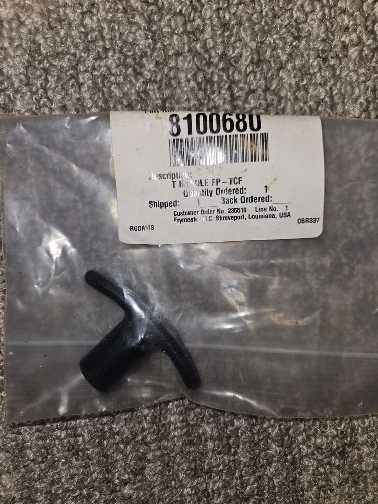 Frymaster 8100680 T Handle