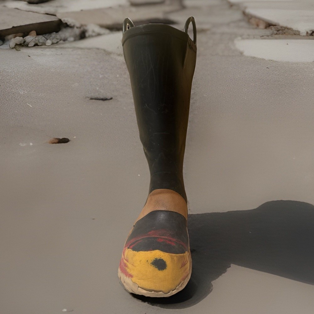 One Firefighter Boot ( decoration)