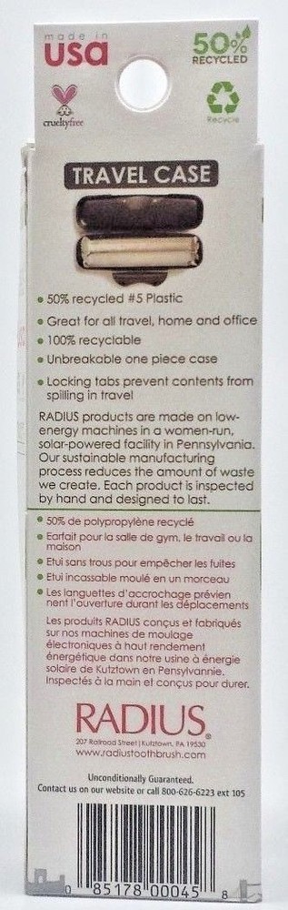 Radius Tampon Travel Case, Assorted colors.