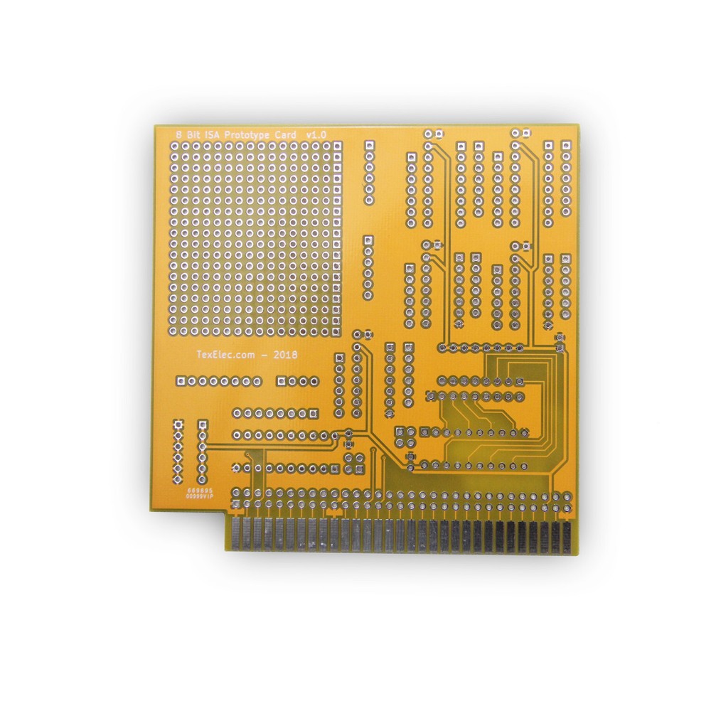 TexElec's 8 Bit ISA Prototype Card v1.0 (PCB Only)