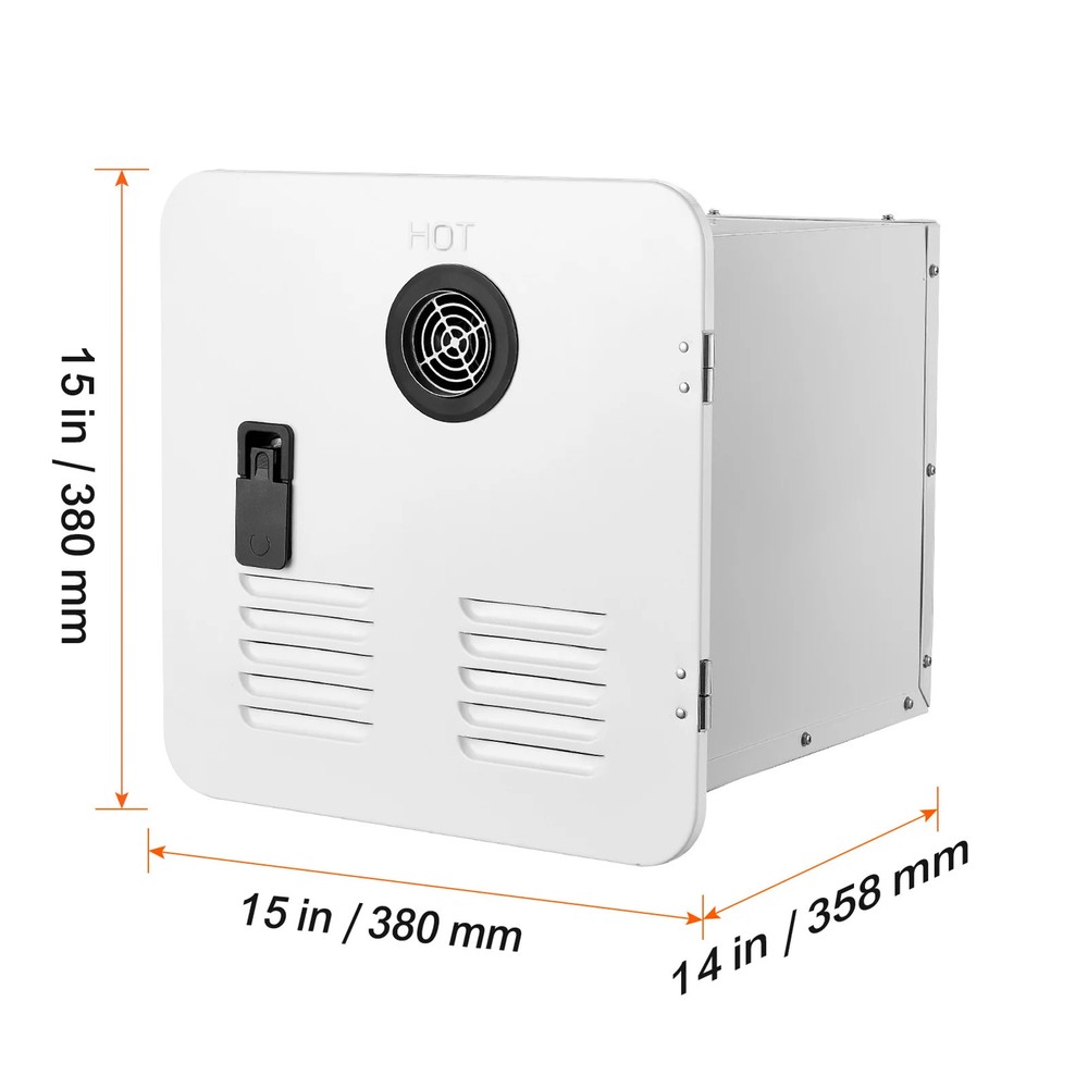 RV Tankless Water Heater Instant Shower 15 X 15 in Optimized Comfort Performance