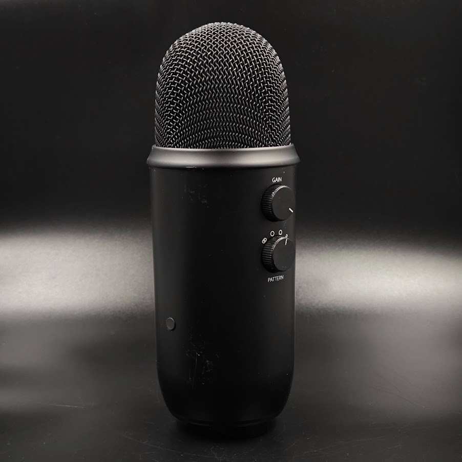 Blue Yeti Microphone Used Working Black