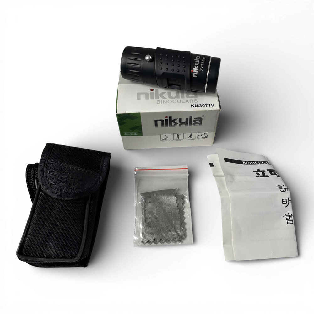 Nikula 7x18 Monocular Compact 3.25" with Case
