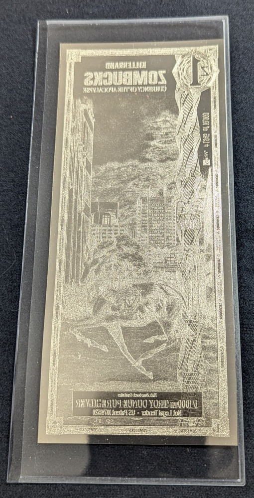 Killerrand Zombucks World Silver Note