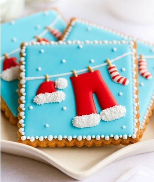 Fluted Square 2.75'' Cookie Cutter Metal