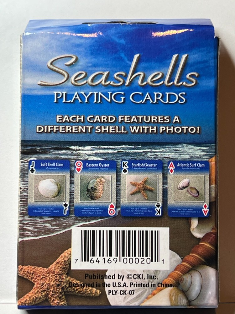 Seashells - Playing Cards -