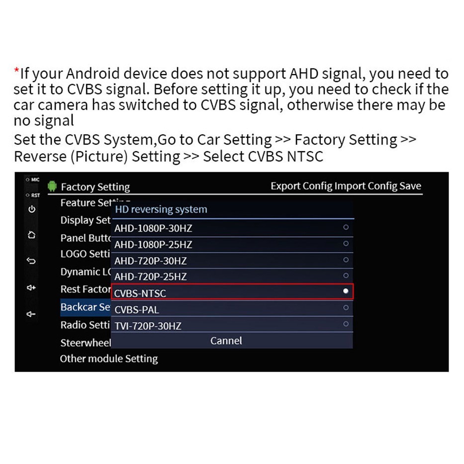 AHD Rear View Camera for BMW X3 X5 X6 E53 E70 E71 E72 E83 E38 E39 E46 E60