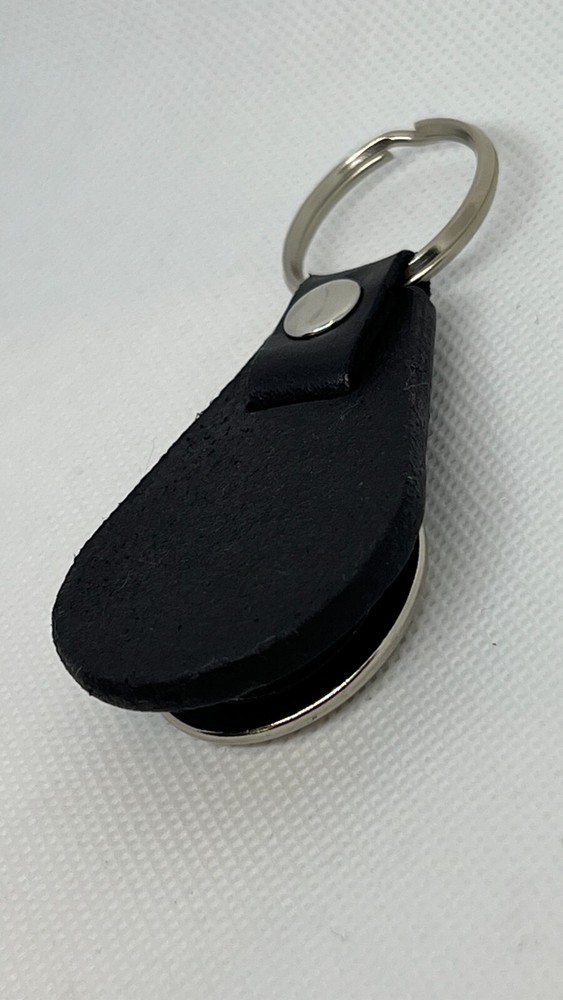 1956 BELAIR KEYCHAIN PREMIUM BLACK LEATHER