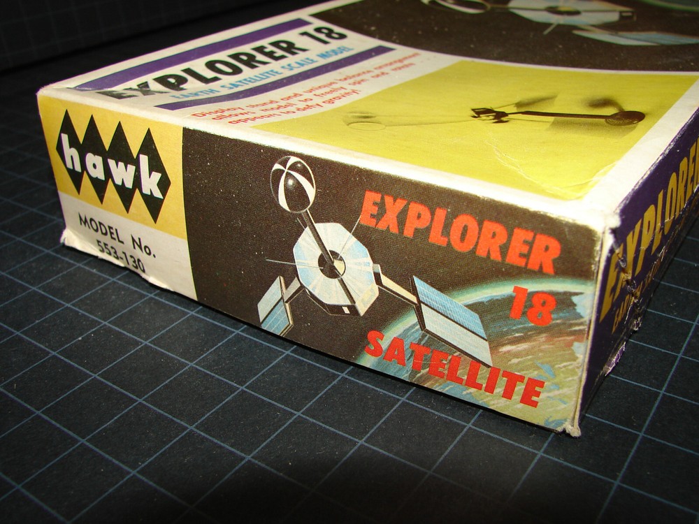 1968 ~ Hawk ~ EXPLORER 18 Earth Satellite ~ Rare, Complete, Unstarted