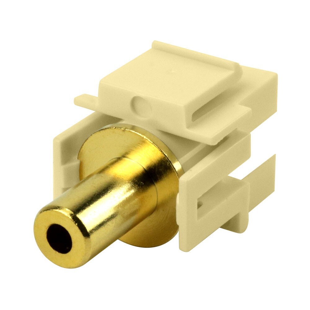 Construct Pro™ 3.5mm Stereo Keystone Insert Jack-Pass Through (Ivory)
