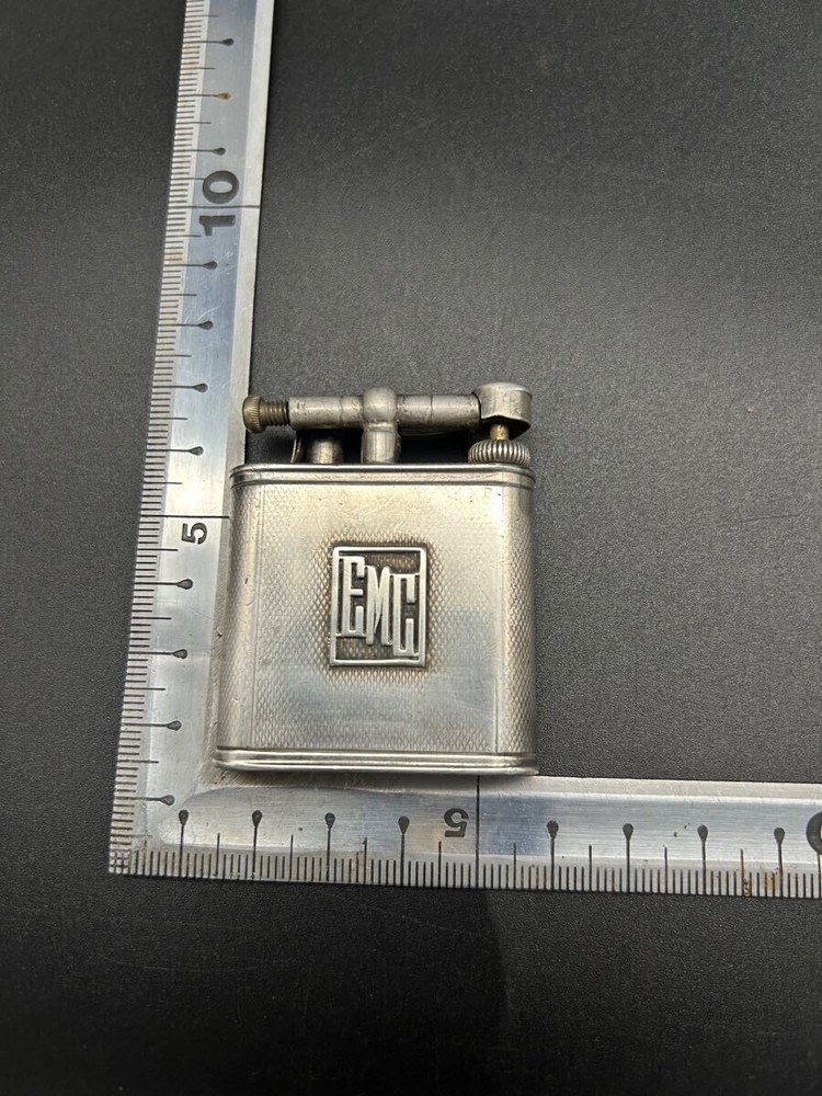 DUNHILL oil lighter silver UNIQUE without box