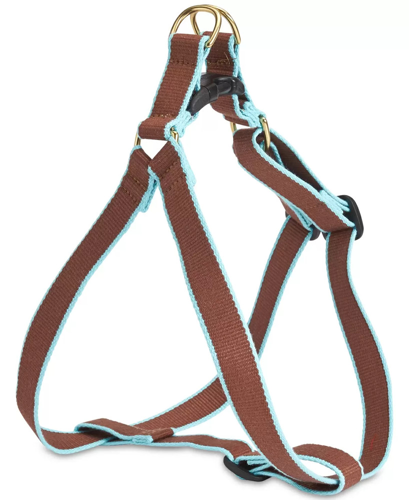 Up Country Bamboo Collection Solid Dog Strap Harness, Brown, Large Breeds