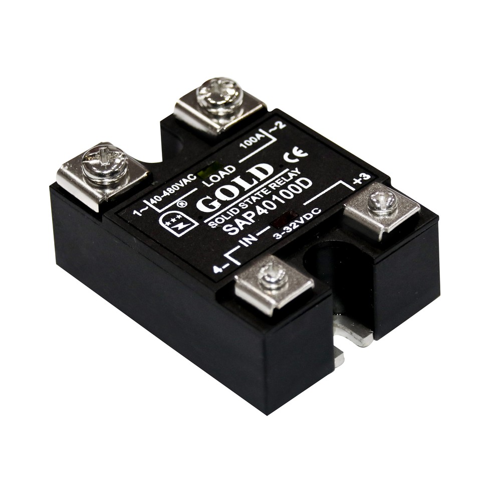 1pcs SSR Single-phase Solid State Relay SAP40100D 100A DC Control AC