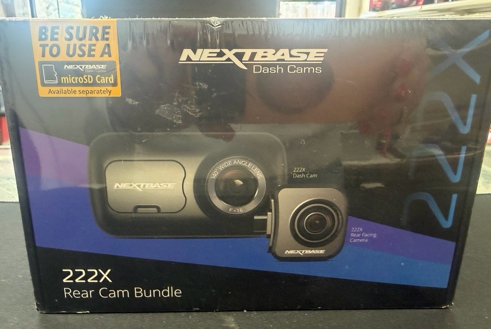 NEXTBASE DASH CAMS 222X REAR CAM BUNDLE NIB