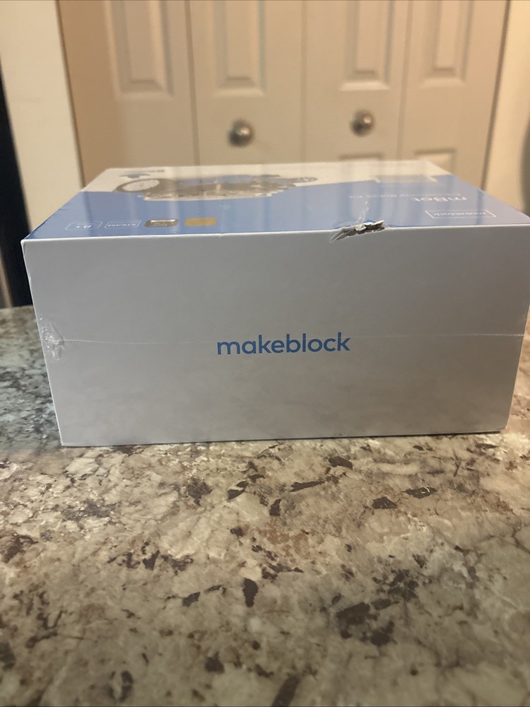 Makeblock mBot STEM Educational Robot Coding Kit Bluetooth Blue Ages 8+ SEALED