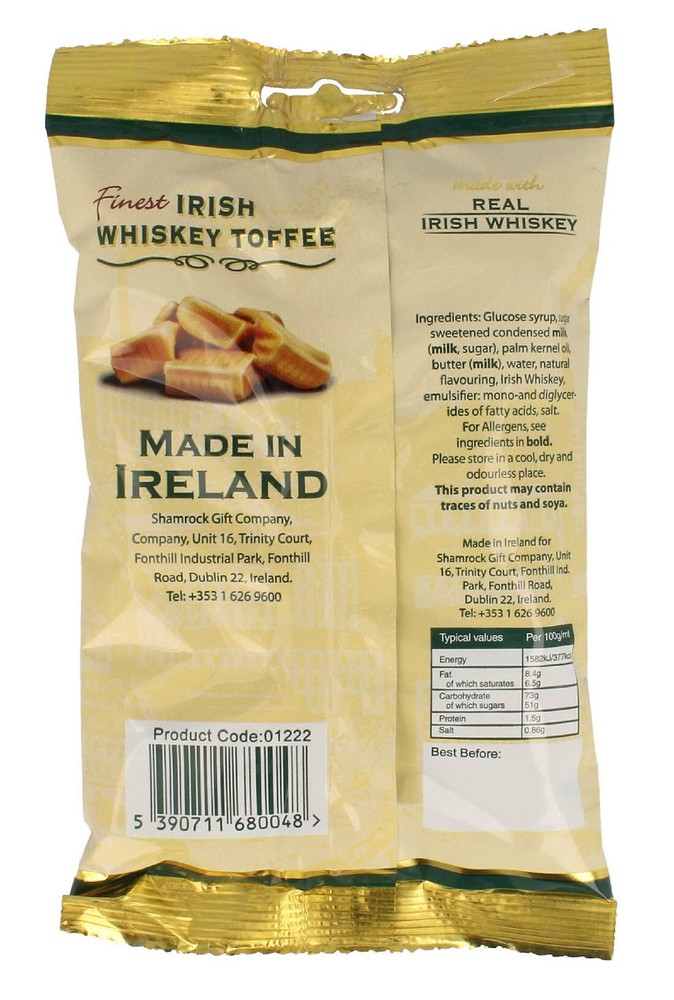 Irish Whiskey Toffee With Irish Whiskey