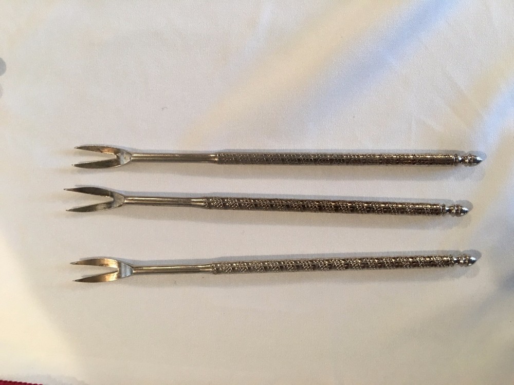 Nutcrackers with Picks & Forks, 36 Piece Assorted Set, Vintage