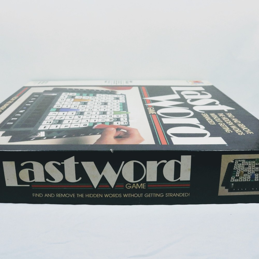 1985 Game Last Word Milton Bradley