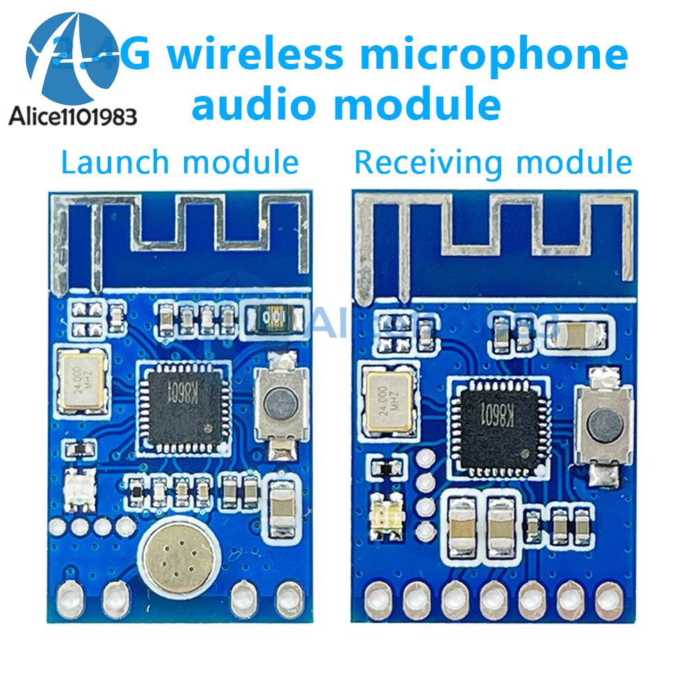 2.4G Wireless Microphone Audio Signal Transmitting Module Receiving Module