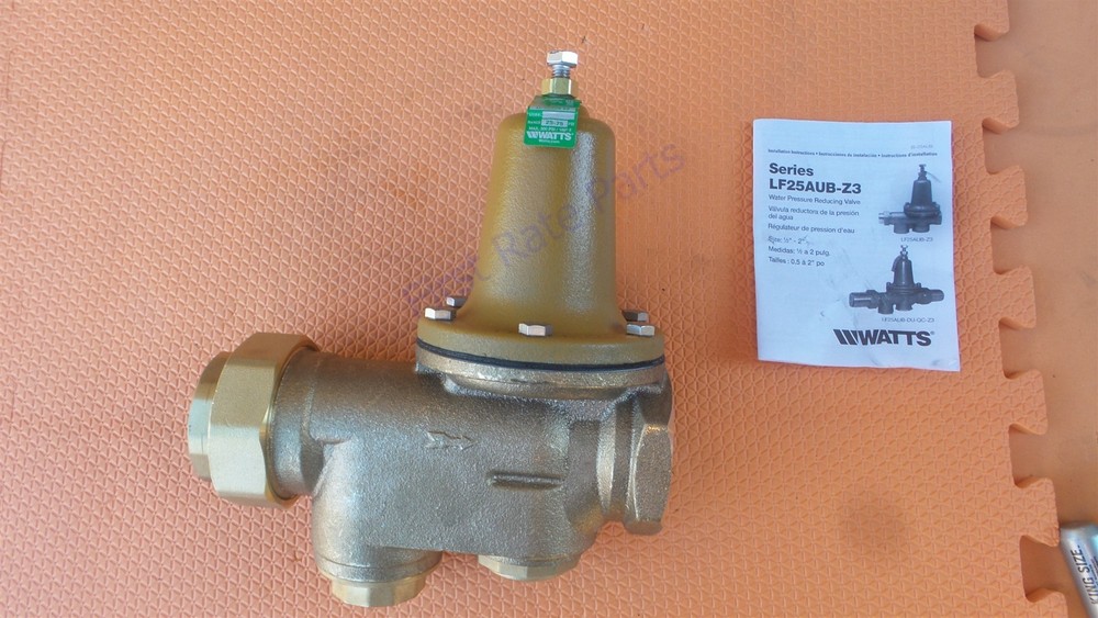 Watts 0009465 Water Pressure Reducing Valve LF25AUB-Z3 2 25-75 psi 2in Water NEW