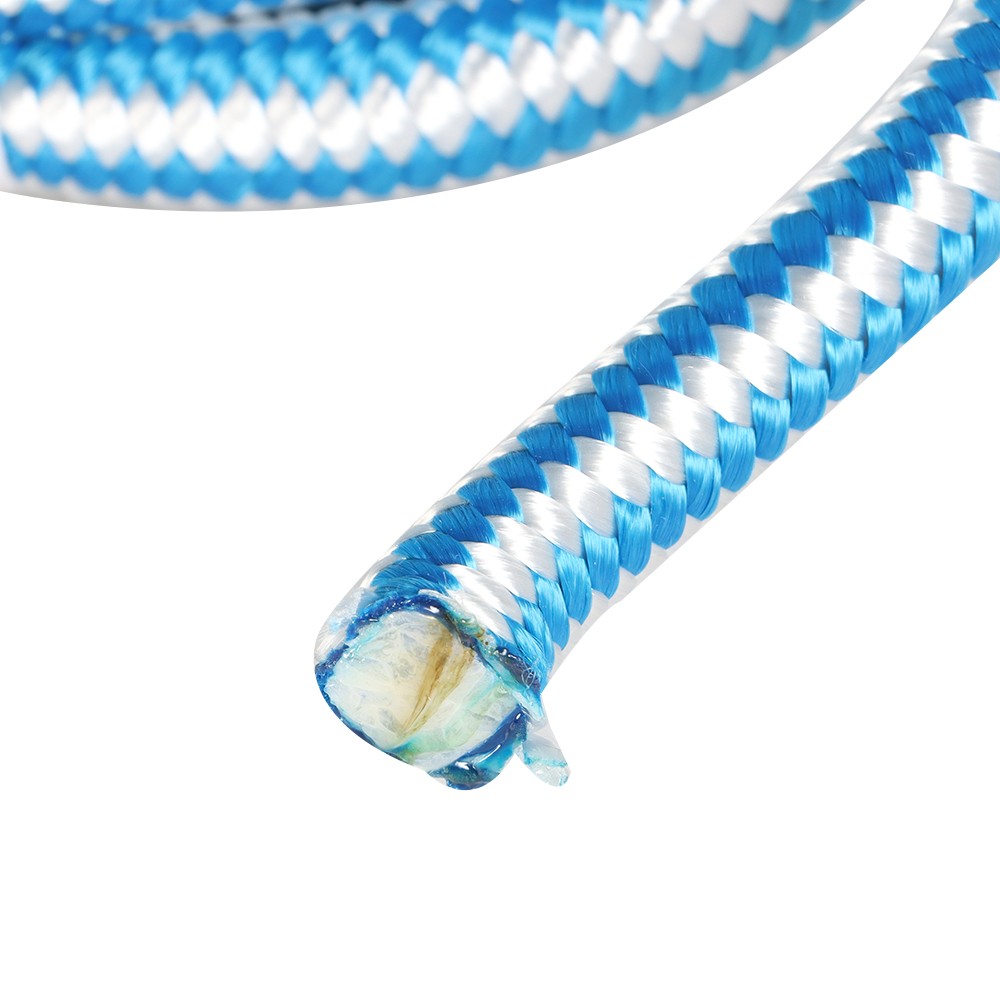 Braided Nylon Core Polyester Arborist Tree Rope 16 Strand 1/2" × 150'