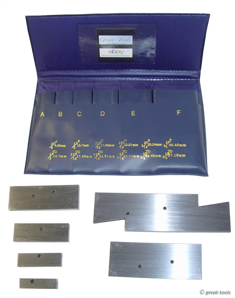 ADJUSTABLE MACHINESTS PARALLEL SET – 3/8” to 2-1/4” range – measuring tools