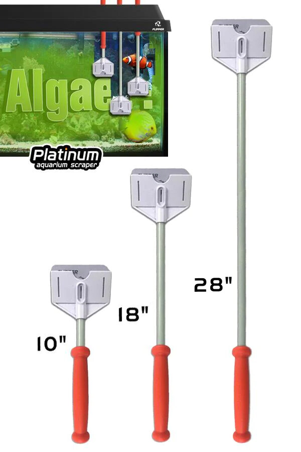 Flipper Platinum Hand Scraper Aquarium Tank Cleaner (4 Sizes)