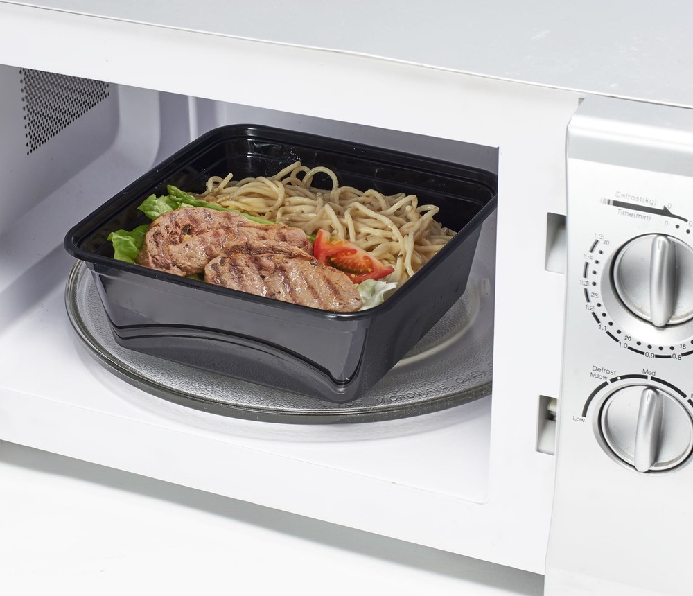 (2 pack) 8 Cup Tall Square Meal Prep Food Storage Container, 5 Pack