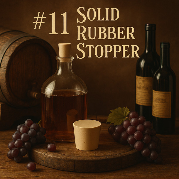 LD Carlson No. 11 Solid Rubber Stopper