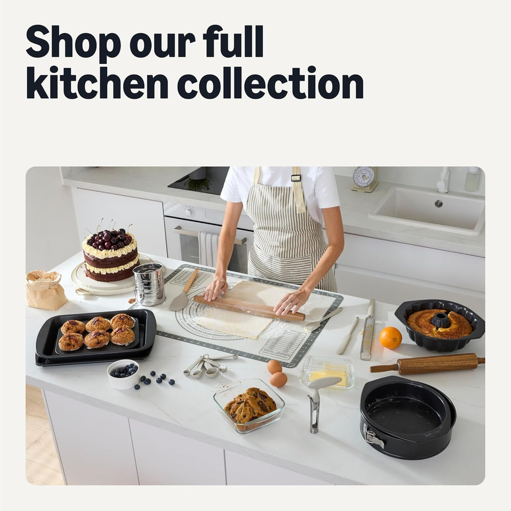 Nonstick Bakeware 6-Piece Set, Stackable, Dishwasher and Oven-Safe, Baking Pan