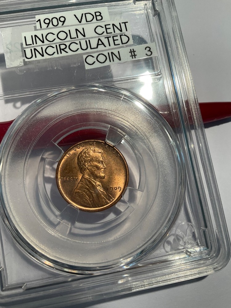 1909 VDB LINCOLN CENT COIN # 3