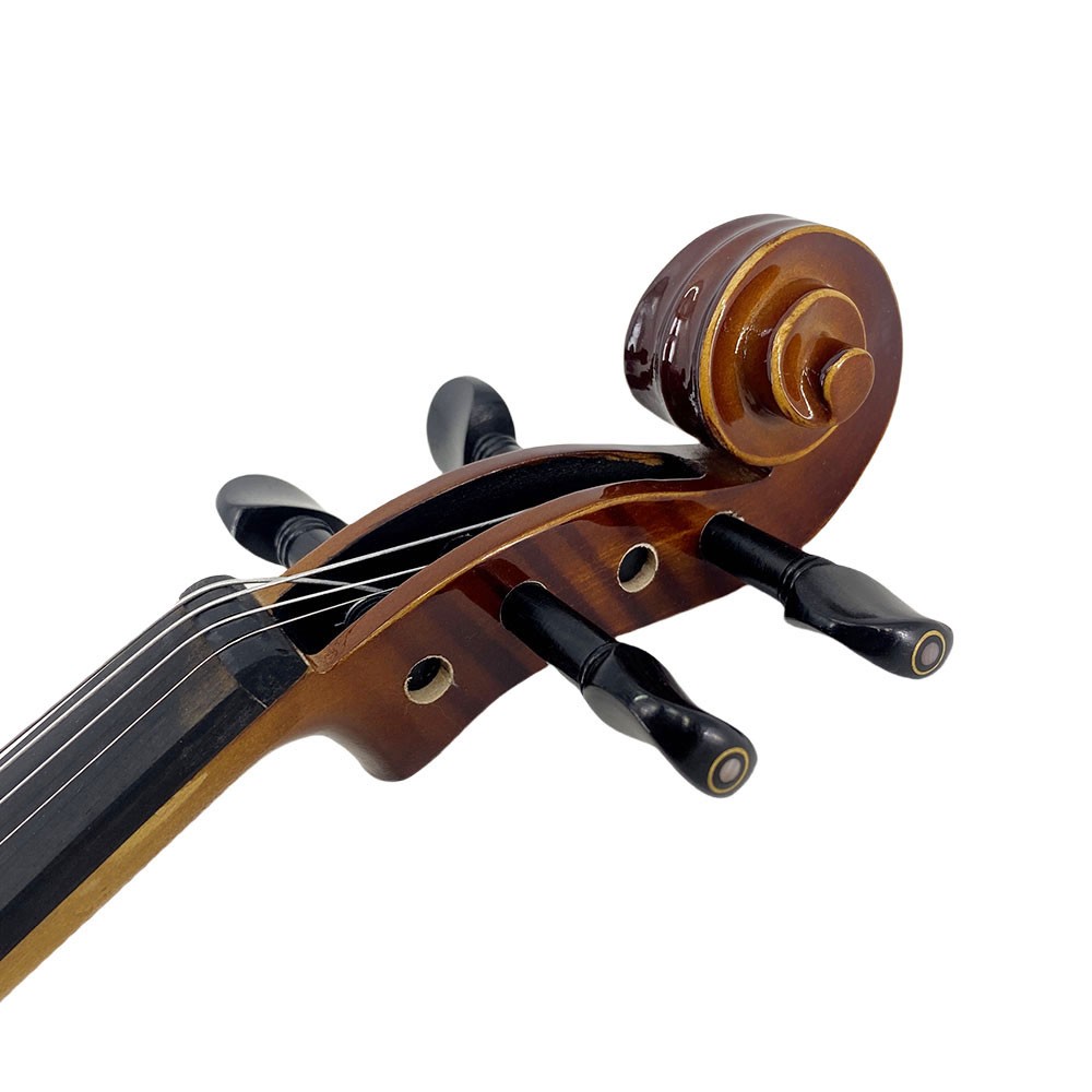 4/4 Violin Solid Flamed Maple Back and Spruce Top Handmade for Beginning Student