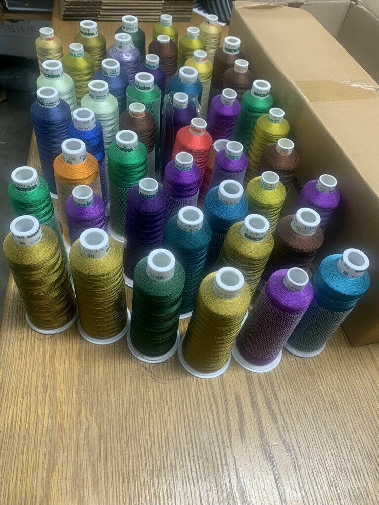 Madeira Rayon Thread Embroidery 2000m to 5000m per cone Multiple Colors