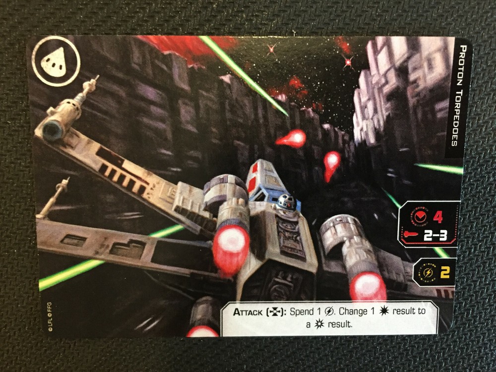 X-Wing Second Edition Proton Torpedoes Full Bleed Promo x1