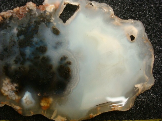plume agate slab