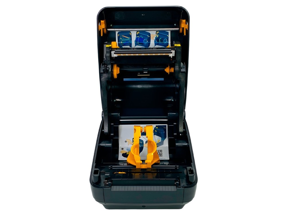 TESTED Zebra ZD500 Thermal Transfer Barcode Label Printer LCD USB LAN Bluetooth