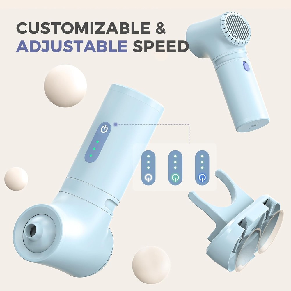 Relaxing Bath Jet Spa, Cordless, Adjustable Speed