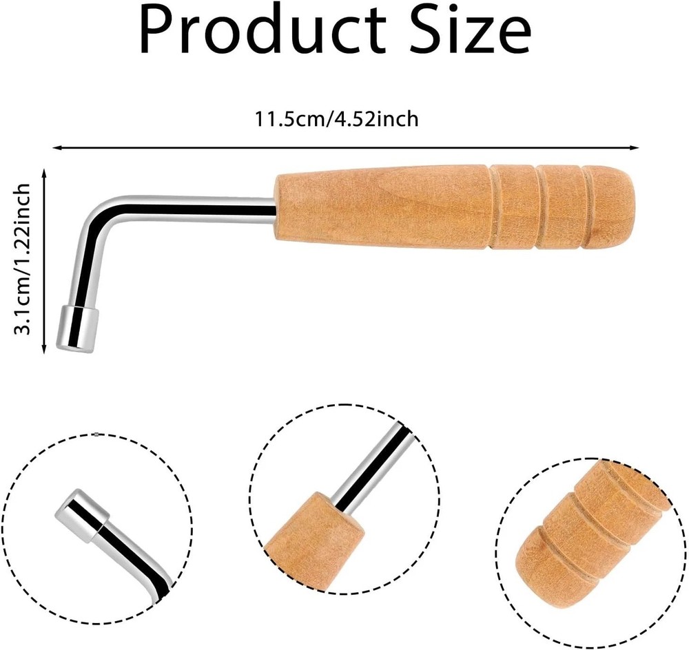 Professional Tuning Wrench for Autoharp Lyre and Small String Instruments
