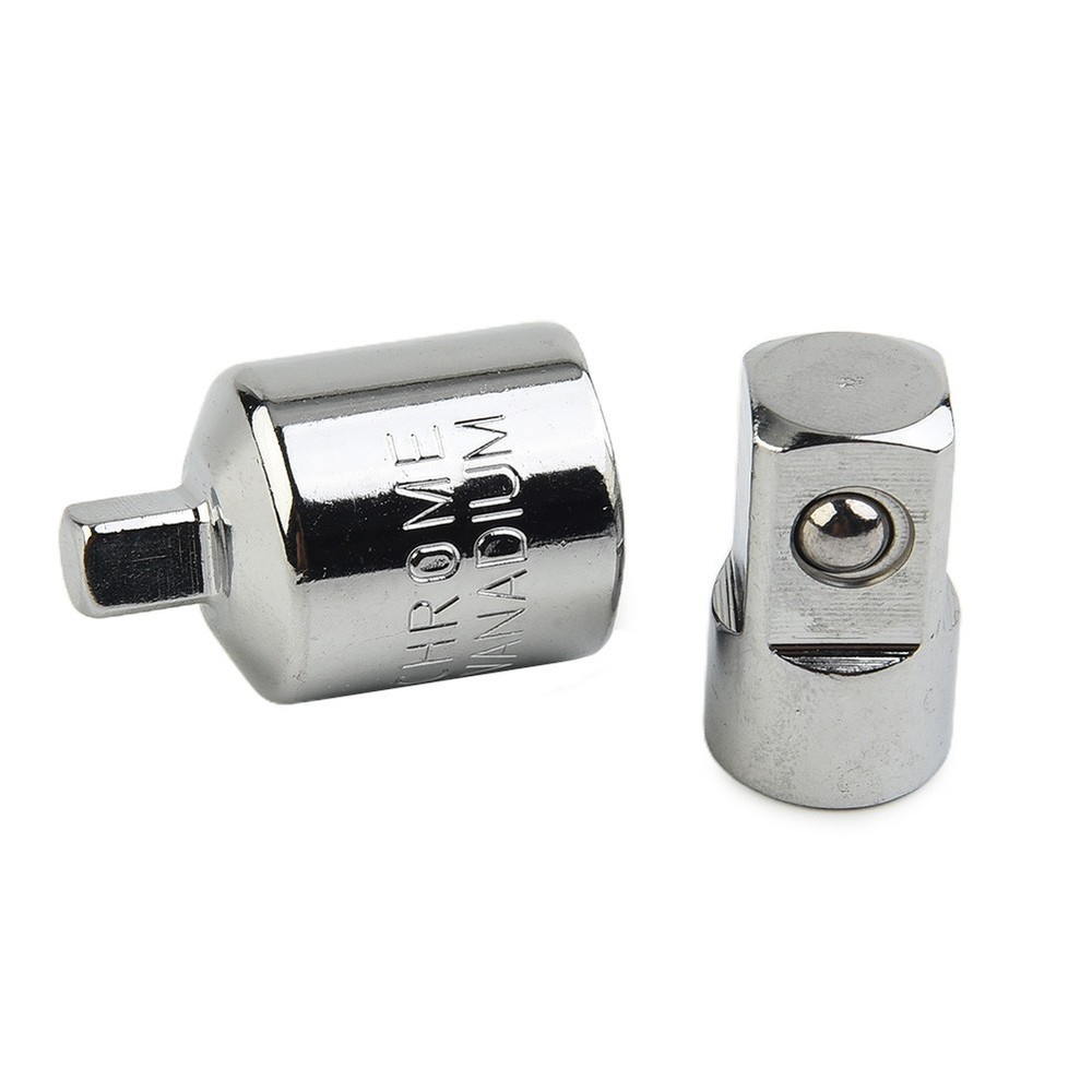 Workshop Repair Handheld Tools Silver Wrenches Ratchet Socket Adapters